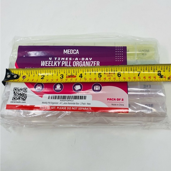 NEW - 2 Pack Medca Weekly Pill Organizer - Picture 4 of 5